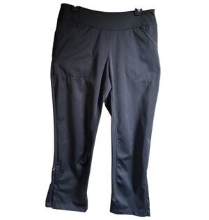 Title Nine Snow Slayer 2.0 Pants Womens 10 Petite Black Softshell Winter Hiking
